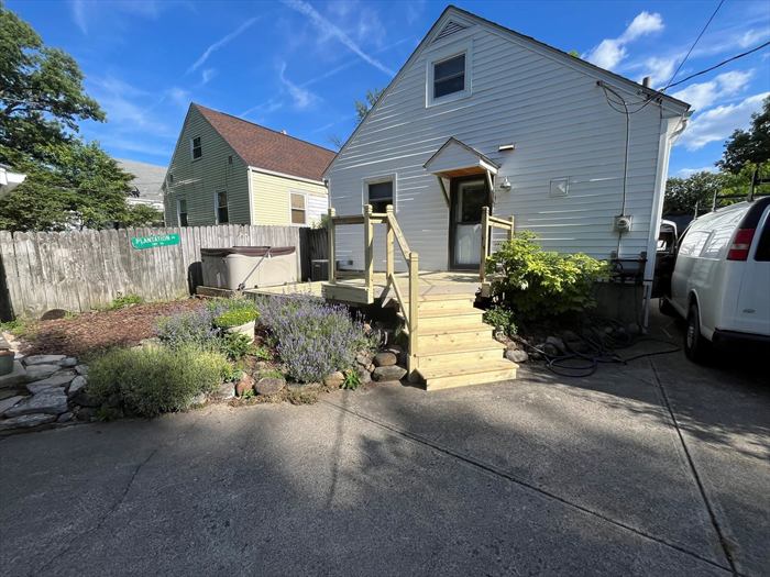New front steps and landing